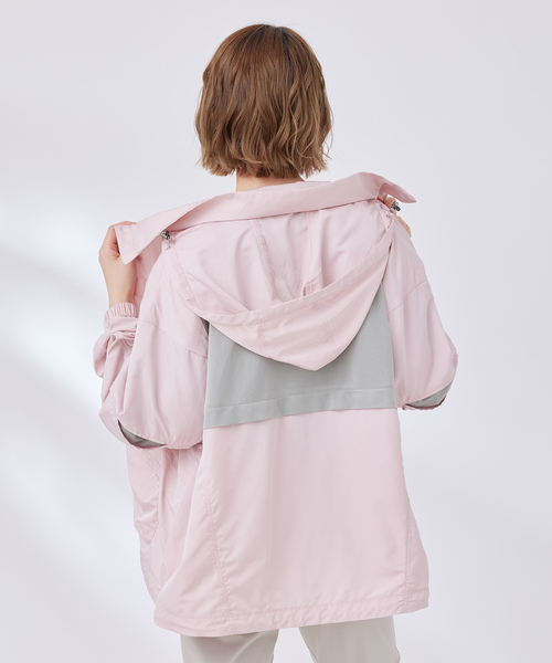 NERGY(ナージー)の「ポケットウィンドブレーカー(ブルゾン・レディース・ピンク/ブラック・FREE)」の10枚目の写真