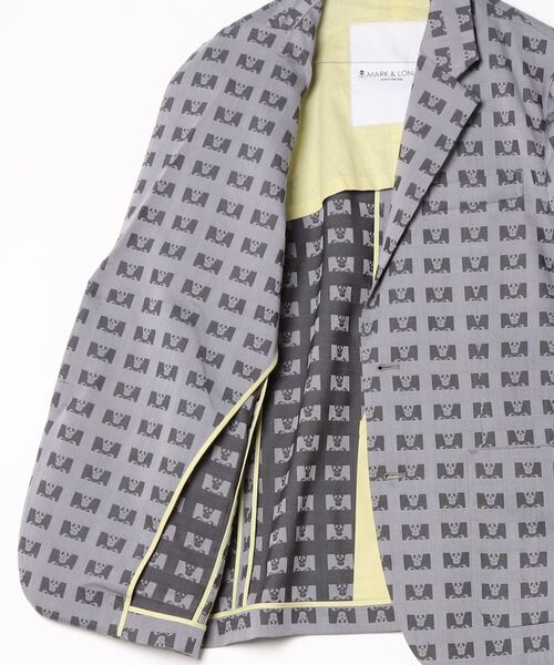 MARK & LONA（マークアンドロナ）の「Pave Wooly tech Blazer | MEN（テーラードジャケット・メンズ・ブラック/グレー・48/46）」の8枚目の写真