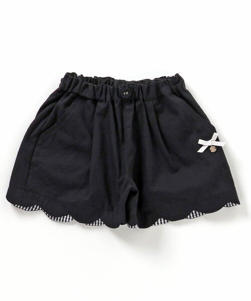 apres les cours(アプレレクール)の「スカラップショートパンツ(その他パンツ・キッズ・アイボリー/ドット/ピンク/インディゴブルー/ブラック/ベージュ・80/90/100/110/120/130/140)」の11枚目の写真