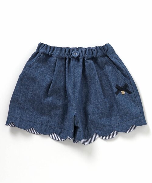 apres les cours(アプレレクール)の「スカラップショートパンツ(その他パンツ・キッズ・アイボリー/ドット/ピンク/インディゴブルー/ブラック/ベージュ・80/90/100/110/120/130/140)」の19枚目の写真