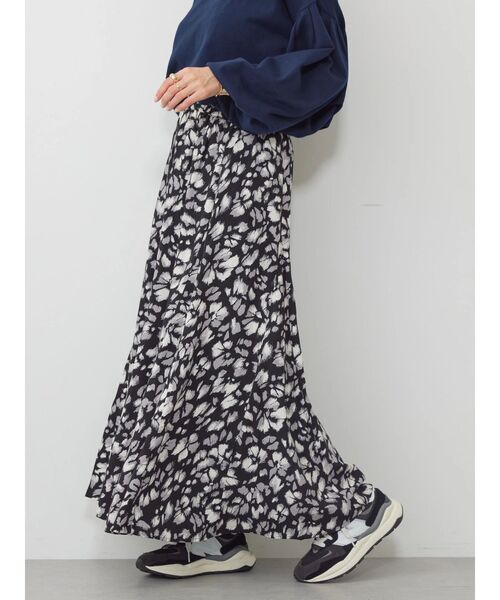 AMERICAN HOLIC（アメリカンホリック）の「サラックールギャザースカート（スカート・レディース・レオパード/ドット/その他9/チャコールグレー/ブルーグリーン/グレイッシュベージュ・L/M）」の13枚目の写真