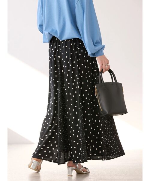 AMERICAN HOLIC（アメリカンホリック）の「サラックールギャザースカート（スカート・レディース・レオパード/ドット/その他9/チャコールグレー/ブルーグリーン/グレイッシュベージュ・L/M）」の20枚目の写真