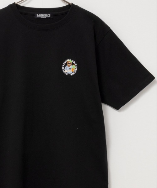 Mac-House（マックハウス）の「ワンポイントロゴ刺繍ショートスリーブTシャツ（Tシャツ/カットソー・メンズ・ブラック系1/ブルー系1/ネイビー系1/ホワイト系2/ホワイト系1/ベージュ系1/ブラック系2/グリーン系1/ホワイト系3/ネイビー系2/ブルー系2/グレー系1/グリーン系2/ホワイト系4/ブラック系3/ベージュ系2・L/M/XL）」の5枚目の写真