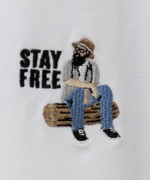 Mac-House（マックハウス）の「ワンポイントロゴ刺繍ショートスリーブTシャツ（Tシャツ/カットソー・メンズ・ブラック系1/ブルー系1/ネイビー系1/ホワイト系2/ホワイト系1/ベージュ系1/ブラック系2/グリーン系1/ホワイト系3/ネイビー系2/ブルー系2/グレー系1/グリーン系2/ホワイト系4/ブラック系3/ベージュ系2・L/M/XL）」の20枚目の写真