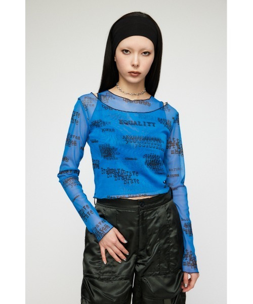2PIECE SHEER トップス（Tシャツ/カットソー）｜LAGUA GEM（ラグアジェム）