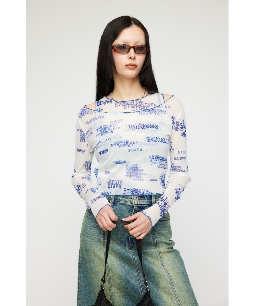 2PIECE SHEER トップス（Tシャツ/カットソー）｜LAGUA GEM（ラグアジェム）