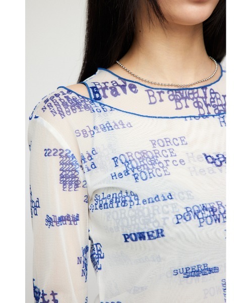 2PIECE SHEER トップス（Tシャツ/カットソー）｜LAGUA GEM（ラグアジェム）