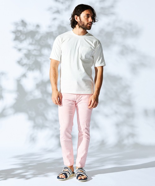 HIDEAWAYS NICOLE（ハイダウェイニコル）の「ピグメントプリントツイルパンツ（その他パンツ・メンズ・ライトグレー/ブラック×グレー/ネイビー・SMALL/MEDIUM/LARGE/X-LARGE）」の4枚目の写真