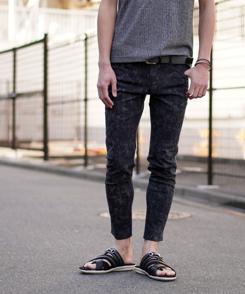 HIDEAWAYS NICOLE（ハイダウェイニコル）の「ピグメントプリントツイルパンツ（その他パンツ・メンズ・ライトグレー/ブラック×グレー/ネイビー・SMALL/MEDIUM/LARGE/X-LARGE）」の18枚目の写真