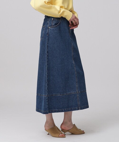 GALLEST（ギャレスト）の「◆フレアデニムスカート（デニムスカート・レディース・チャコールグレー/アイボリー/ネイビー・40/38/36）」の18枚目の写真