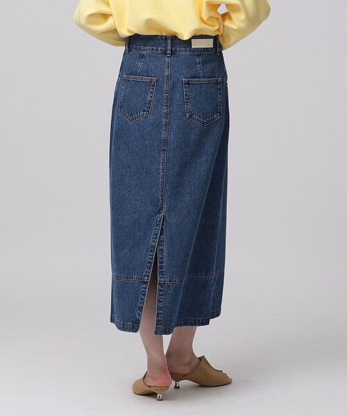 GALLEST（ギャレスト）の「◆フレアデニムスカート（デニムスカート・レディース・チャコールグレー/アイボリー/ネイビー・40/38/36）」の17枚目の写真