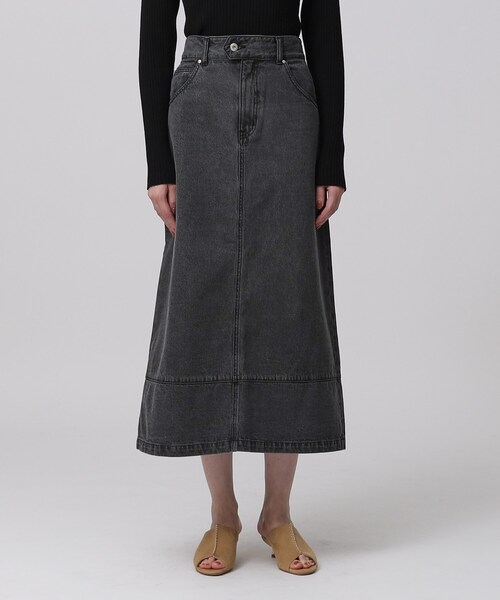 GALLEST（ギャレスト）の「◆フレアデニムスカート（デニムスカート・レディース・チャコールグレー/アイボリー/ネイビー・40/38/36）」の11枚目の写真