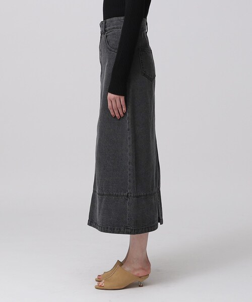 GALLEST（ギャレスト）の「◆フレアデニムスカート（デニムスカート・レディース・チャコールグレー/アイボリー/ネイビー・40/38/36）」の10枚目の写真