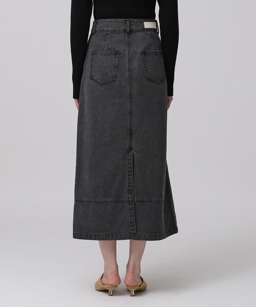GALLEST（ギャレスト）の「◆フレアデニムスカート（デニムスカート・レディース・チャコールグレー/アイボリー/ネイビー・40/38/36）」の9枚目の写真