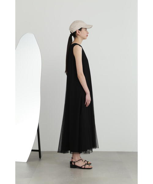 JILL STUART（ジルスチュアート）の「◆チュールレイヤードＡラインワンピース（ワンピース・レディース・ブラック/グレー/ブルー・2/4）」の8枚目の写真