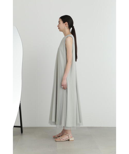 JILL STUART（ジルスチュアート）の「◆チュールレイヤードＡラインワンピース（ワンピース・レディース・ブラック/グレー/ブルー・2/4）」の12枚目の写真