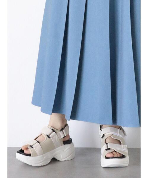 ehka sopo（エヘカソポ）の「スポーツサンダル（サンダル・レディース・キナリ/カーキ/ブラック/ピンク・L/M）」の2枚目の写真