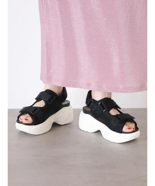 ehka sopo（エヘカソポ）の「スポーツサンダル（サンダル・レディース・キナリ/カーキ/ブラック/ピンク・L/M）」の3枚目の写真