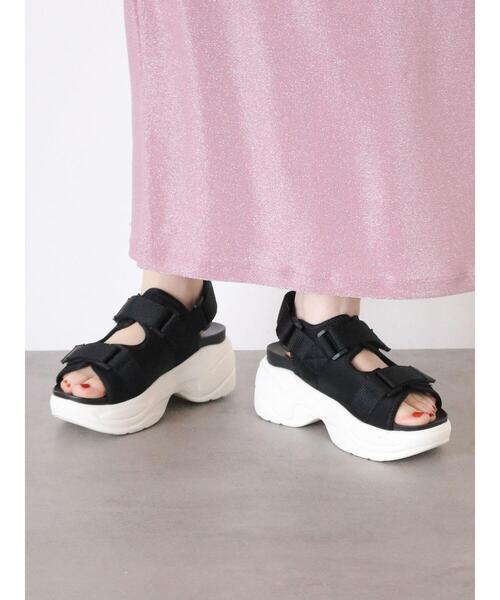 ehka sopo（エヘカソポ）の「スポーツサンダル（サンダル・レディース・キナリ/カーキ/ブラック/ピンク・L/M）」の5枚目の写真