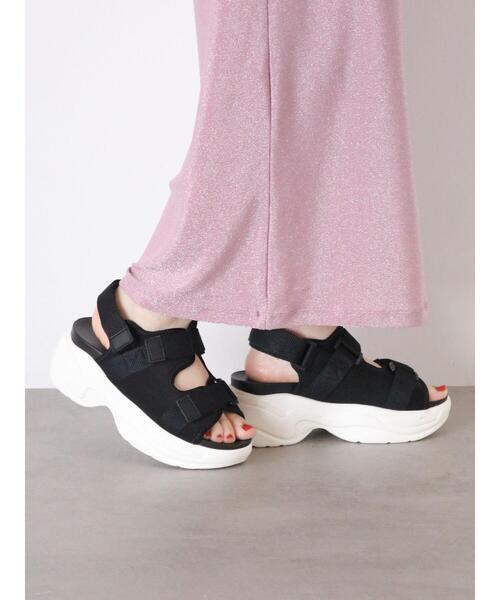 ehka sopo（エヘカソポ）の「スポーツサンダル（サンダル・レディース・キナリ/カーキ/ブラック/ピンク・L/M）」の6枚目の写真