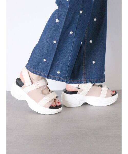 ehka sopo（エヘカソポ）の「スポーツサンダル（サンダル・レディース・キナリ/カーキ/ブラック/ピンク・L/M）」の11枚目の写真