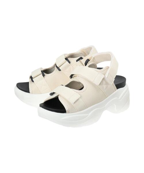 ehka sopo（エヘカソポ）の「スポーツサンダル（サンダル・レディース・キナリ/カーキ/ブラック/ピンク・L/M）」の19枚目の写真