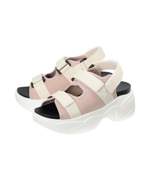 ehka sopo（エヘカソポ）の「スポーツサンダル（サンダル・レディース・キナリ/カーキ/ブラック/ピンク・L/M）」の20枚目の写真