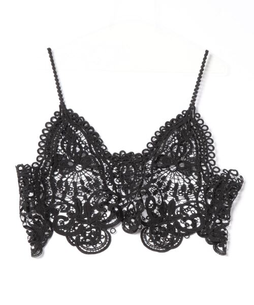 each(イーチ)の「レースキャミビスチェ(キャミソール・レディース・ブラック・FREE)」の8枚目の写真