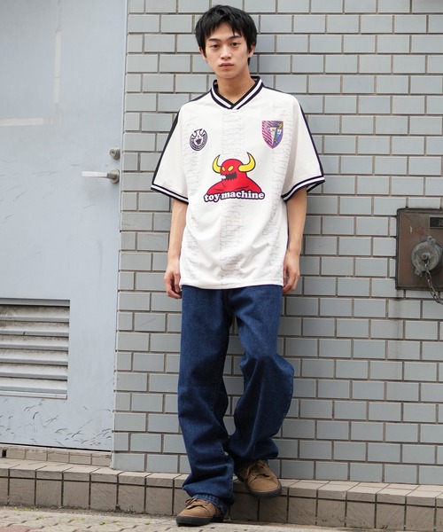 TOY MACHINE(トイ マシーン)の「【ムラサキスポーツ限定】TOY MACHINE/トイマシーン ゲームシャツ/半袖Tシャツ オーバーサイズ ユニセックス MTMSEST32(Tシャツ/カットソー・メンズ・ホワイト/ブラック・M/L/XL)」の14枚目の写真