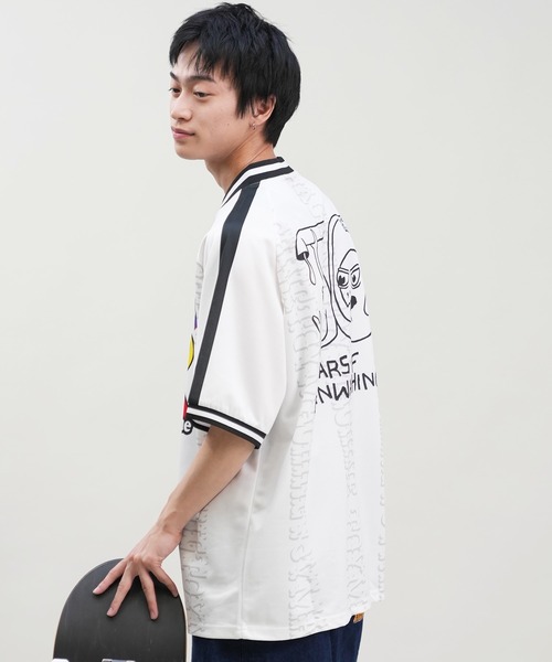 TOY MACHINE(トイ マシーン)の「【ムラサキスポーツ限定】TOY MACHINE/トイマシーン ゲームシャツ/半袖Tシャツ オーバーサイズ ユニセックス MTMSEST32(Tシャツ/カットソー・メンズ・ホワイト/ブラック・M/L/XL)」の8枚目の写真