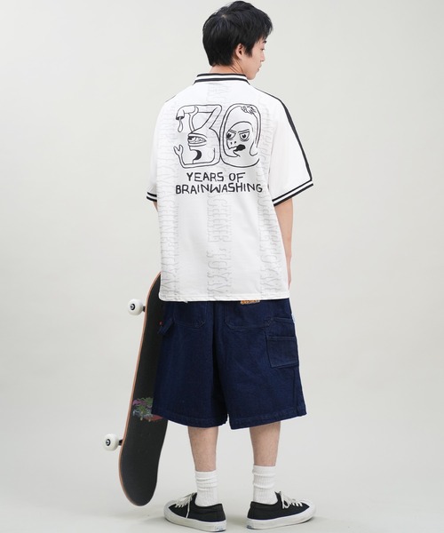 TOY MACHINE(トイ マシーン)の「【ムラサキスポーツ限定】TOY MACHINE/トイマシーン ゲームシャツ/半袖Tシャツ オーバーサイズ ユニセックス MTMSEST32(Tシャツ/カットソー・メンズ・ホワイト/ブラック・M/L/XL)」の13枚目の写真