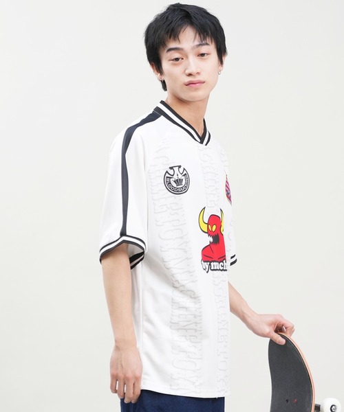 TOY MACHINE(トイ マシーン)の「【ムラサキスポーツ限定】TOY MACHINE/トイマシーン ゲームシャツ/半袖Tシャツ オーバーサイズ ユニセックス MTMSEST32(Tシャツ/カットソー・メンズ・ホワイト/ブラック・M/L/XL)」の10枚目の写真