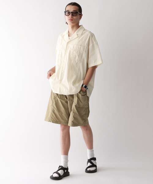 RAGEBLUE（レイジブルー）の「ナイロンイージールーズショーツ（その他パンツ・メンズ・グリーン系その他/ブラック/ベージュ/ネイビー/グレー・SMALL/MEDIUM/LARGE）」の6枚目の写真