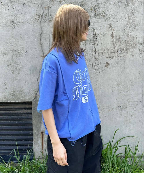 BOTTEGA VENETA オーバーロックステッチ T-シャツ Overlock Cotton T-Shirt BOTTEGA VENETA | Blondie Shop