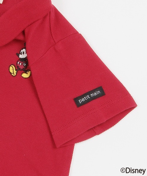 petit main（プティマイン）の「【Disney】ポロ衿カバーオール（ロンパース・キッズ・レッド/ネイビー/オフホワイト・80ｃｍ/70cm）」の7枚目の写真