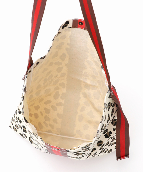 Noble（ノーブル）の「N.Jam/エヌジャム オリジナルキャンバススモールバッグ(ゼブラ・レオパード)（トートバッグ・レディース・ブラック/ベージュ・FREE）」の10枚目の写真