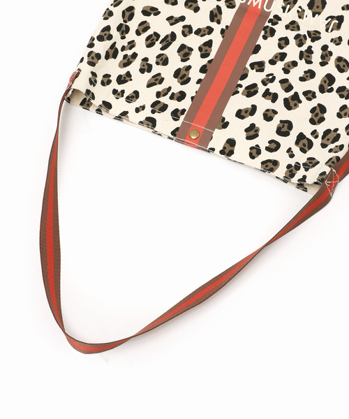 Noble（ノーブル）の「N.Jam/エヌジャム オリジナルキャンバススモールバッグ(ゼブラ・レオパード)（トートバッグ・レディース・ブラック/ベージュ・FREE）」の12枚目の写真