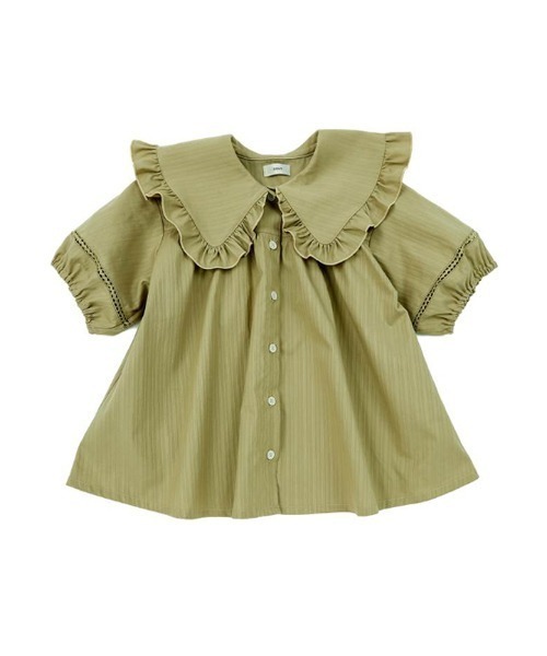 n.o.u.s(ノウズ)の「n.o.u.s プルオーバー(Tシャツ/カットソー・キッズ・サックスブルー/ベージュ・130cm/80cm/90cm/110cm/100cm/120cm/140cm)」の4枚目の写真