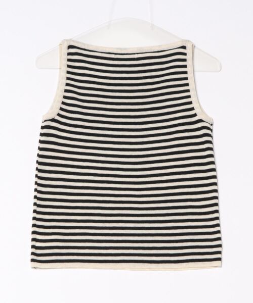 3.3 Field Trip （3.3フィールドトリップ）の「3.3 Field Trip／ボーダーノンスリーブ（Tシャツ/カットソー・レディース・ライトベージュ・FREE）」の2枚目の写真