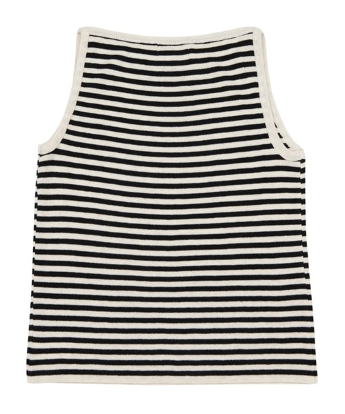 3.3 Field Trip （3.3フィールドトリップ）の「3.3 Field Trip／ボーダーノンスリーブ（Tシャツ/カットソー・レディース・ライトベージュ・FREE）」の5枚目の写真