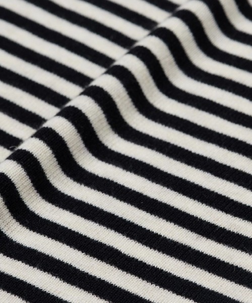 3.3 Field Trip （3.3フィールドトリップ）の「3.3 Field Trip／ボーダーノンスリーブ（Tシャツ/カットソー・レディース・ライトベージュ・FREE）」の3枚目の写真