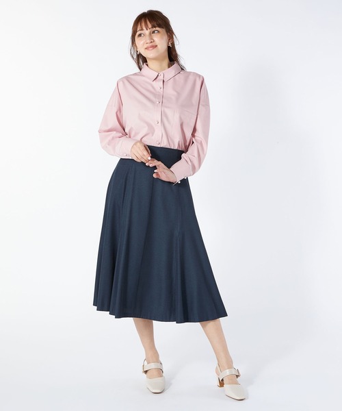 LAISSE PASSE（レッセパッセ）の「【美人百花6月号掲載】オーバーサイズシャツブラウス（シャツ/ブラウス・レディース・ライトブルー/アイボリー/スモークピンク・MEDIUM）」の5枚目の写真