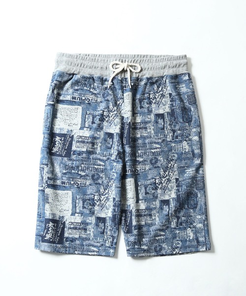 ZIP FIVE（ジップファイブ）の「【ZIP FIVE】パイル 総柄 イージー ショート パンツ / ルームウェア（スウェットパンツ・メンズ・A/B/C/D/E/F/G/H/I/J/K/L/M/N/O/P/Q/R/S/T・MEDIUM/LARGE/X-LARGE）」の12枚目の写真