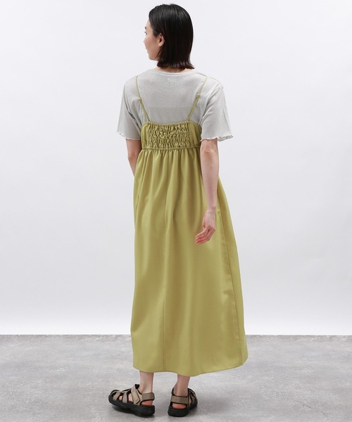 LAKOLE(ラコレ)の「ブラカットキャミワンピース / 127588(ワンピース・レディース・ブラック/イエロー系9/グリーン系4・SMALL/MEDIUM)」の9枚目の写真