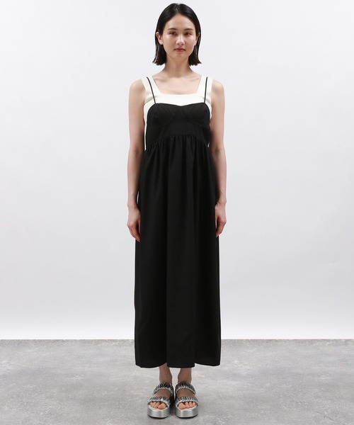 LAKOLE(ラコレ)の「ブラカットキャミワンピース / 127588(ワンピース・レディース・ブラック/イエロー系9/グリーン系4・SMALL/MEDIUM)」の12枚目の写真