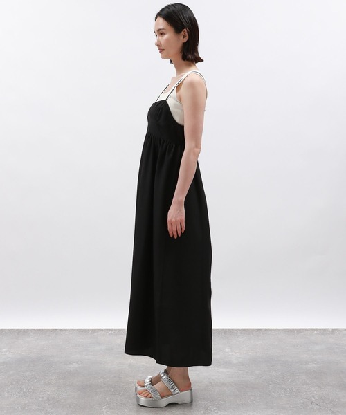 LAKOLE(ラコレ)の「ブラカットキャミワンピース / 127588(ワンピース・レディース・ブラック/イエロー系9/グリーン系4・SMALL/MEDIUM)」の13枚目の写真