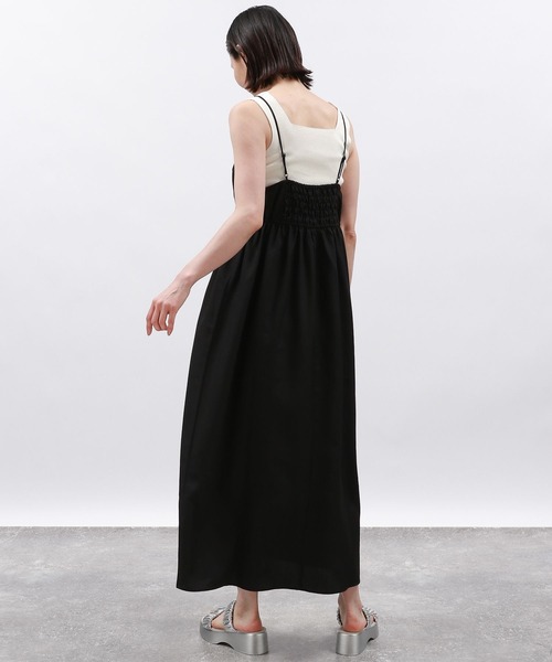 LAKOLE(ラコレ)の「ブラカットキャミワンピース / 127588(ワンピース・レディース・ブラック/イエロー系9/グリーン系4・SMALL/MEDIUM)」の6枚目の写真