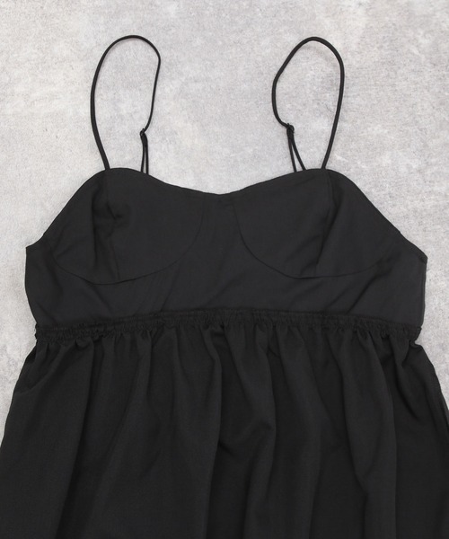 LAKOLE(ラコレ)の「ブラカットキャミワンピース / 127588(ワンピース・レディース・ブラック/イエロー系9/グリーン系4・SMALL/MEDIUM)」の22枚目の写真