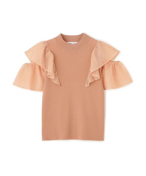 NATURAL BEAUTY BASIC(ナチュラルビューティーベーシック)の「◇ラッフルシアースリーブニット(ニット/セーター・レディース・オレンジ/ブラック/ブルー/オフホワイト・FREE)」の19枚目の写真
