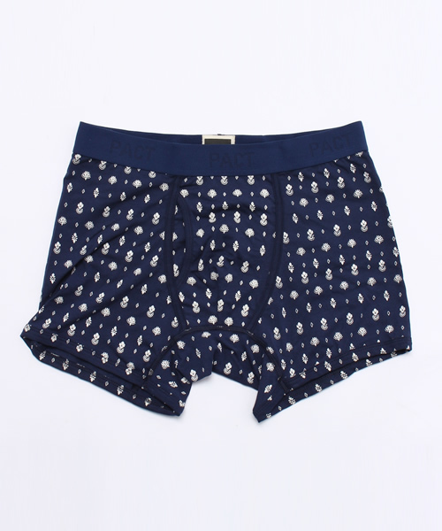 PACT(パクト)の「PACT/パクト Men's Boxer Brief-On The Road Again メンズ・ボクサーブリーフ(ブリーフ・メンズ・ダークネイビー・MEDIUM/SMALL/LARGE)」の1枚目の写真